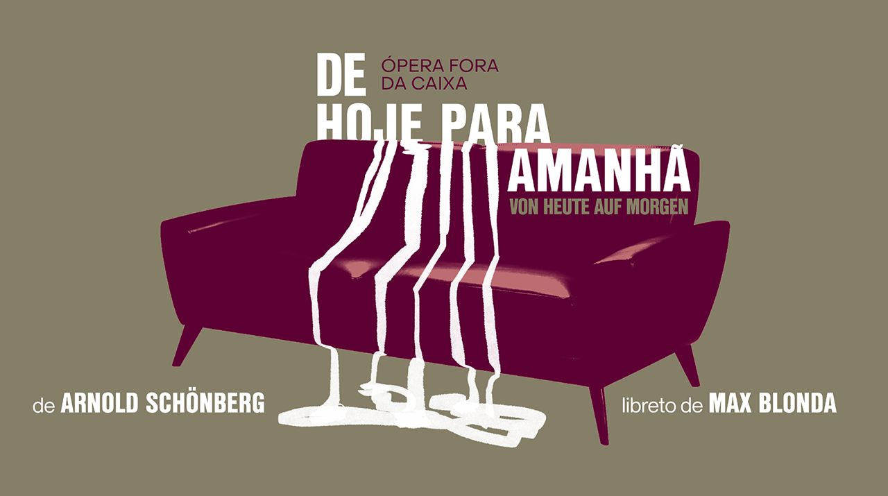 Banner sobre ópera Fora da Caixa De Hoje para Amanhã