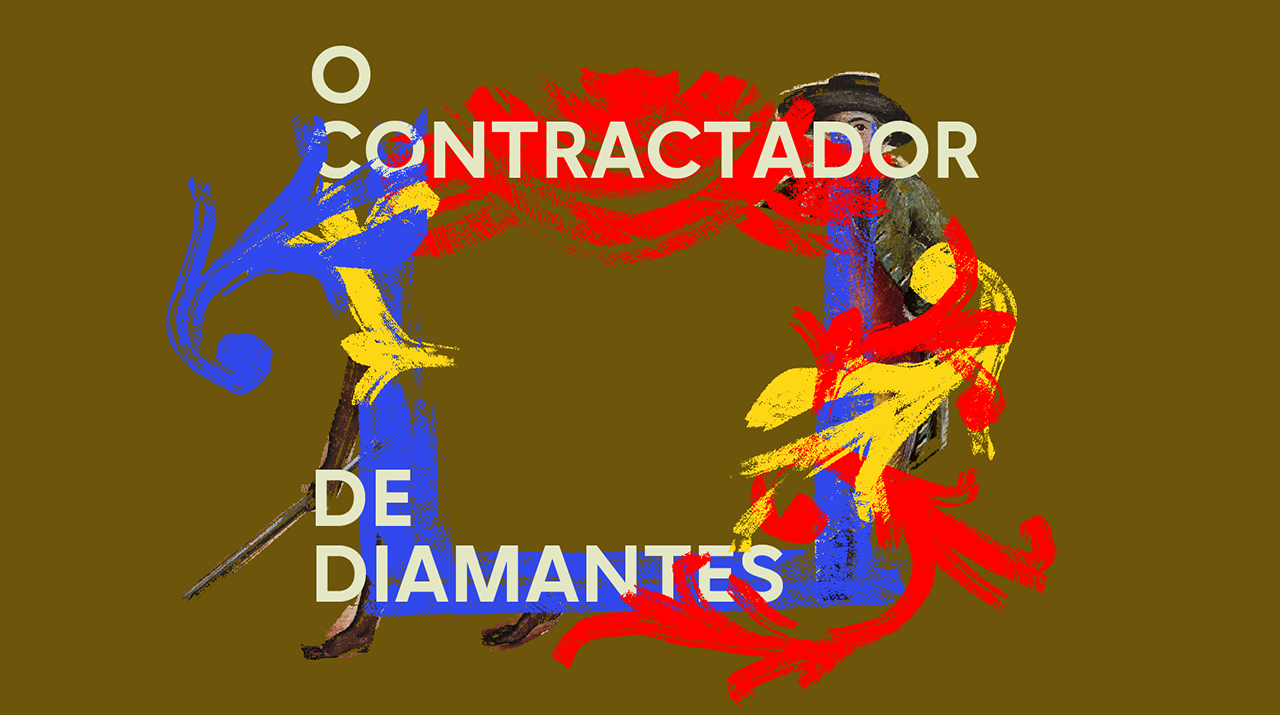 Imagem de divulgação sobre a ópera O Contractador de Diamantes