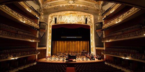 Foto da Sala de Espetáculos do Theatro Municipal de São Paulo